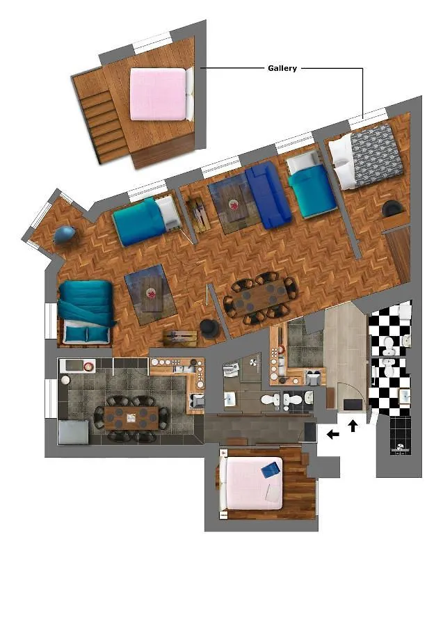W-Tree Loft Style Apartment Budapest 0*,  Hungary